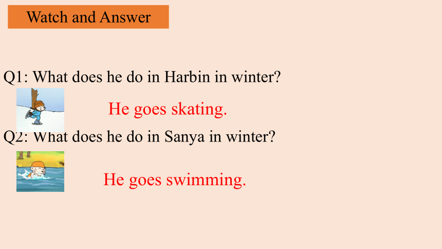 Module 9 Unit 2 What does he do in summer？课件(共20张PPT)