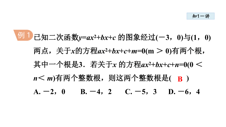 湘教版九年级数学下册 1.4二次函数与一元二次方程的联系课件(共35张PPT)