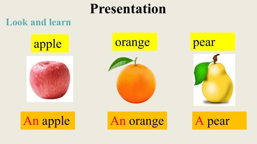 Unit 6 Fruit Lesson 1 课件(共13张PPT)