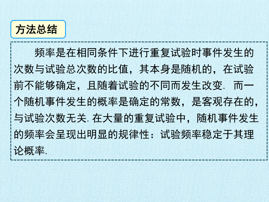 北师大版七年级数学下册 第六章 概率初步复习 课件  (共13张PPT)