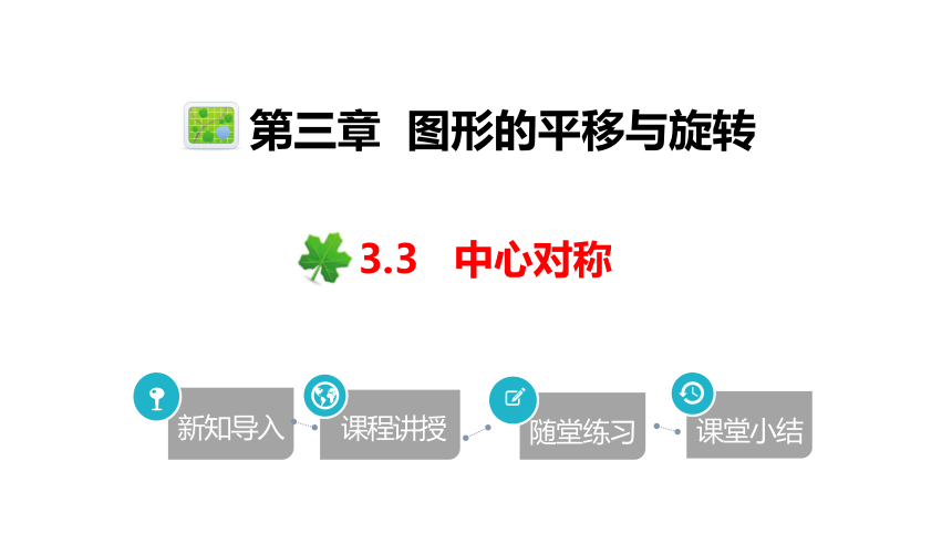 北师大版八年级数学下册3.3中心对称课件(共21张PPT)