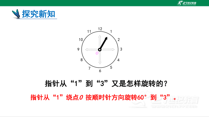 人教版（2023春）数学五年级下册5.1旋转 课件（19张PPT)