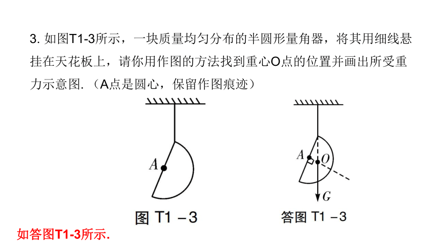 作图题专题 课件—2020-2021学年沪粤版八年级物理下册（17张PPT）