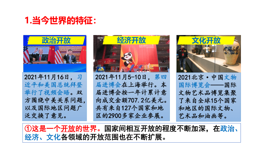 1.1开放互动的世界课件(35张PPT）