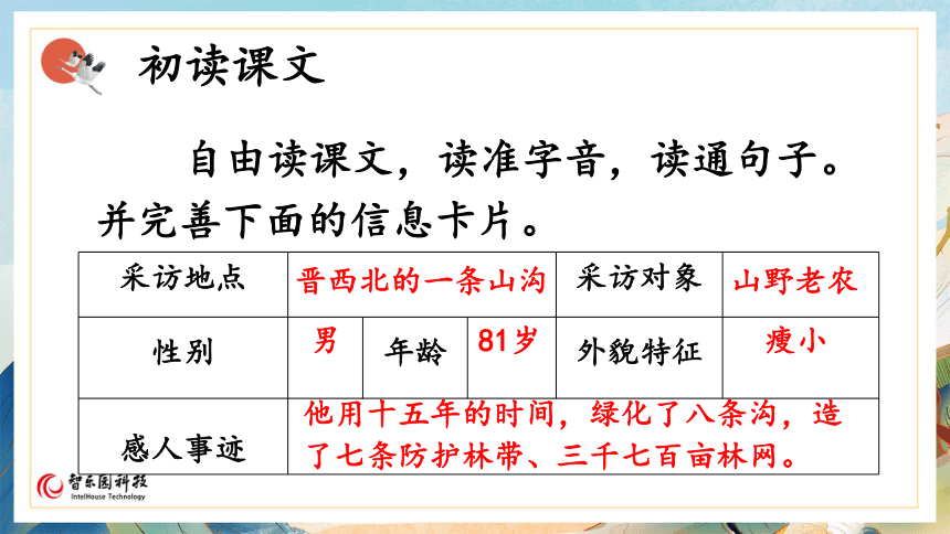 【课件PPT】小学语文六年级上册—课文20 青山不老