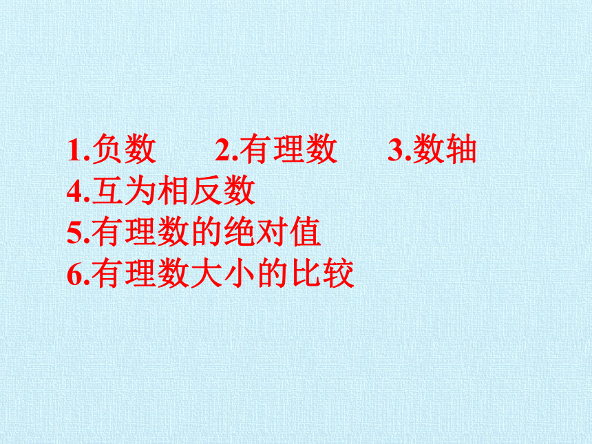 青岛版初中数学七年级上册 第2章有理数复习课件(共24张PPT)