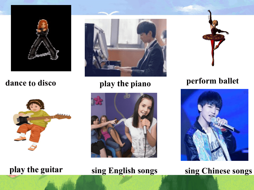Unit 7  Topic 2 Can you sing an English song?Section A课件 +嵌入音视频(共30张PPT)
