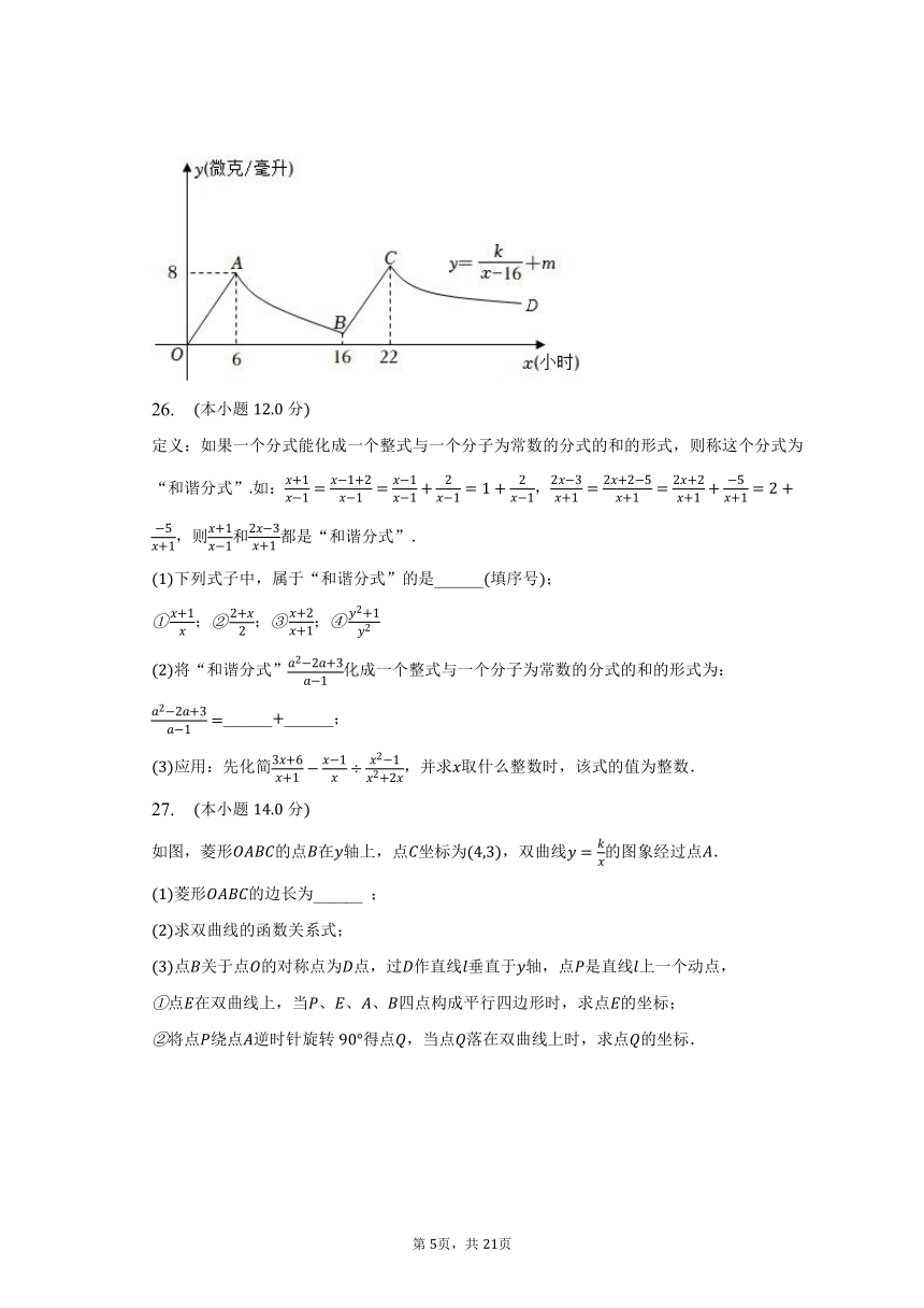 2022-2023学年江苏省盐城市滨海一中教育集团八年级（下）月考数学试卷（5月份）（含解析）