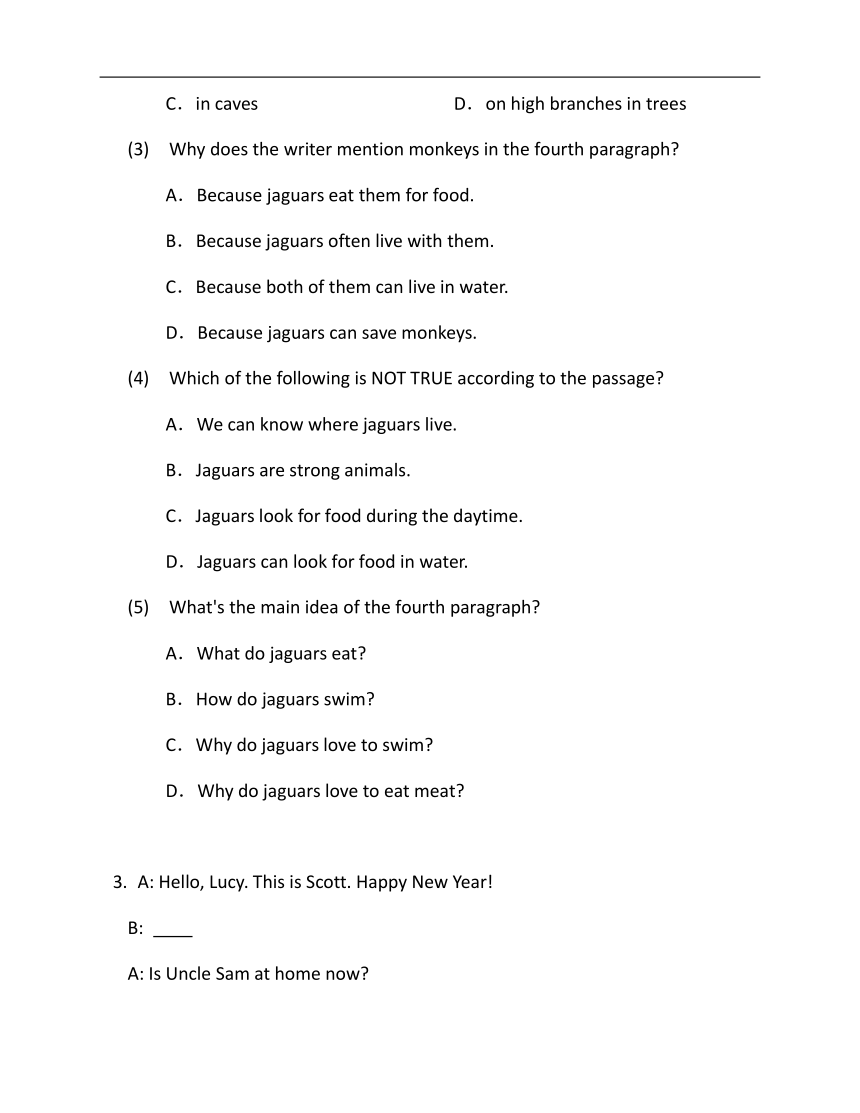 七年级人教版英语下学期期末重点题型冲刺练习8（A卷·基础篇）（含解析）