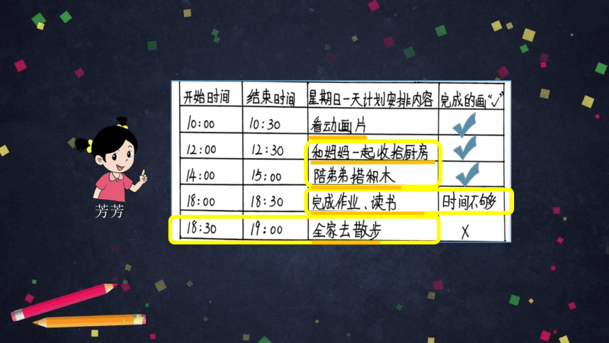 三年级【数学(北京版)】做聪明的时间管理者(第二课时)课件（19张PPT)