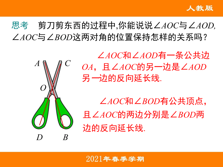 5.1.1 相交线   课件（共28张PPT）