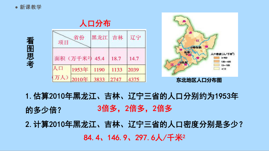 湘教版地理八年级下册6.2东北地区的人口与城市分布课件(共38张PPT)