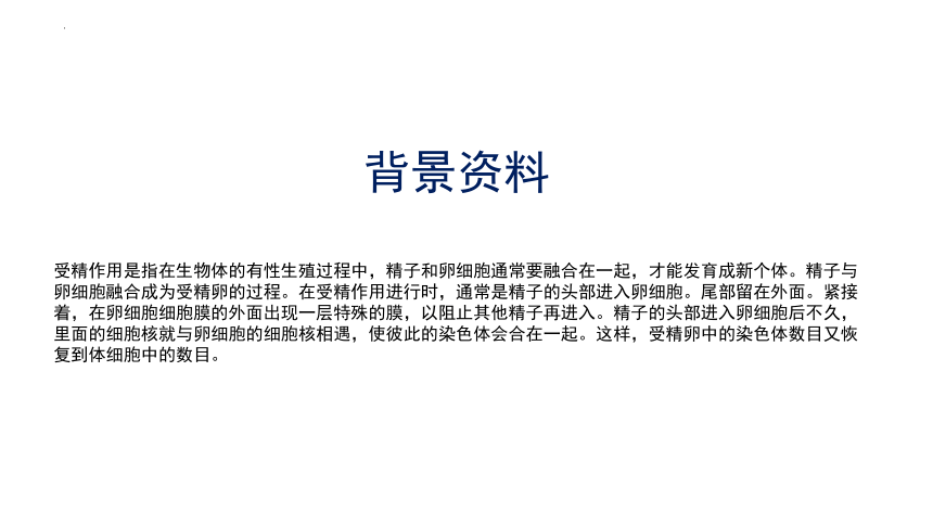 实验十九 模拟精子与卵细胞随机结合-中考生物全册实验分析设计课件(共18张PPT)（人教版）