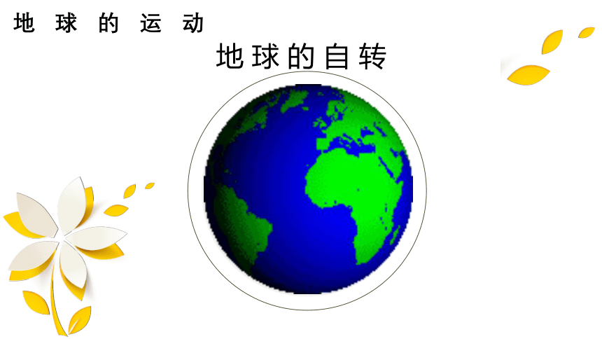 七上地理知识点课件 6 地球的自转-地球的运动