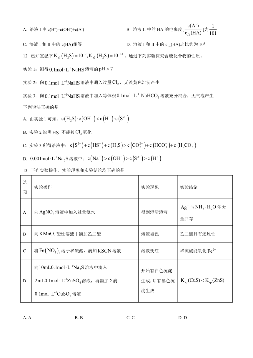 湖南省长沙市重点中学2022-2023学年高二下学期入学考试化学试题（含答案）