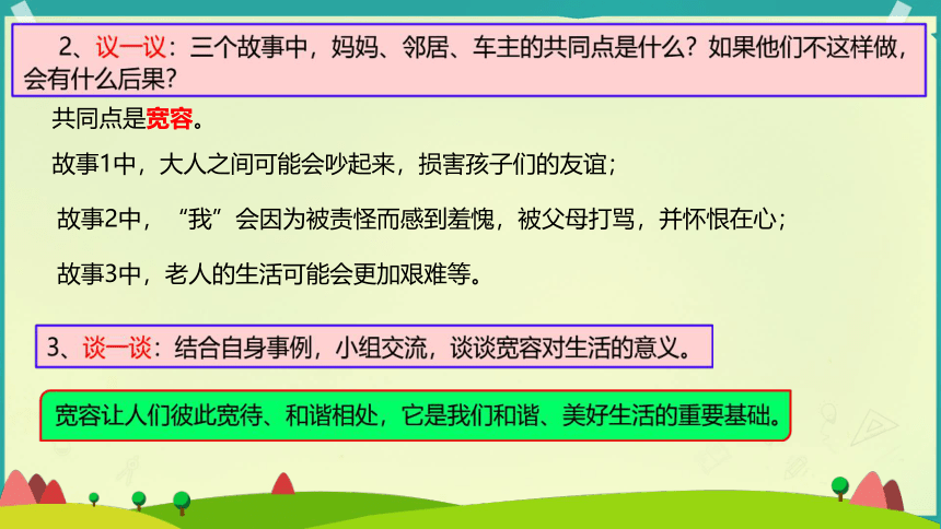 统编版六年级下册1.2《学会宽容》 第一课时   课件（共12张PPT）