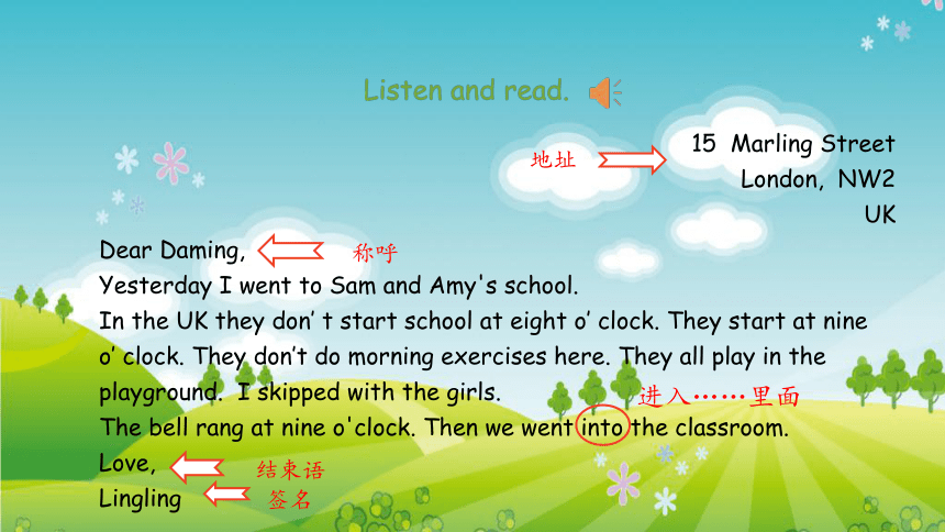 Module 8 Unit 2 Yesterday I went to Sam and Amy's school 第1课时 课件(共23张PPT)