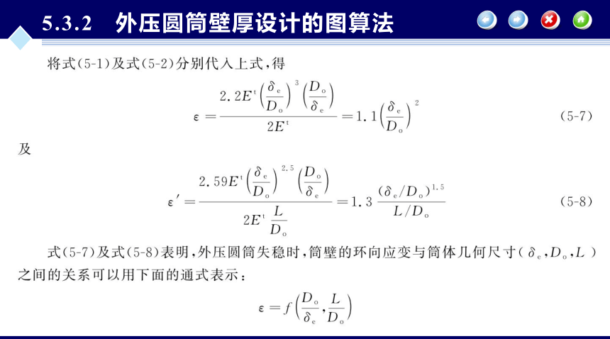 第5章 外压圆筒与封头的设计_2 化工设备机械基础（第八版）（大连理工版） 同步课件(共29张PPT)