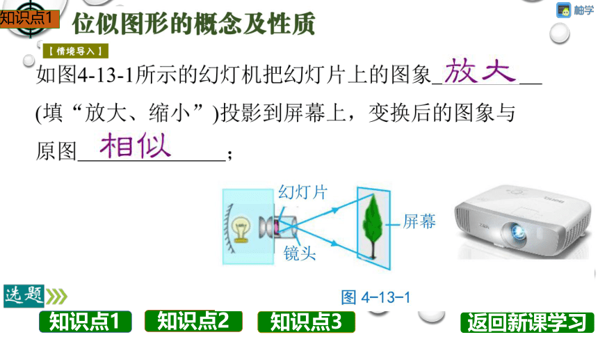 【分层教学方案】第35课时 图形的位似（第1课时）课件