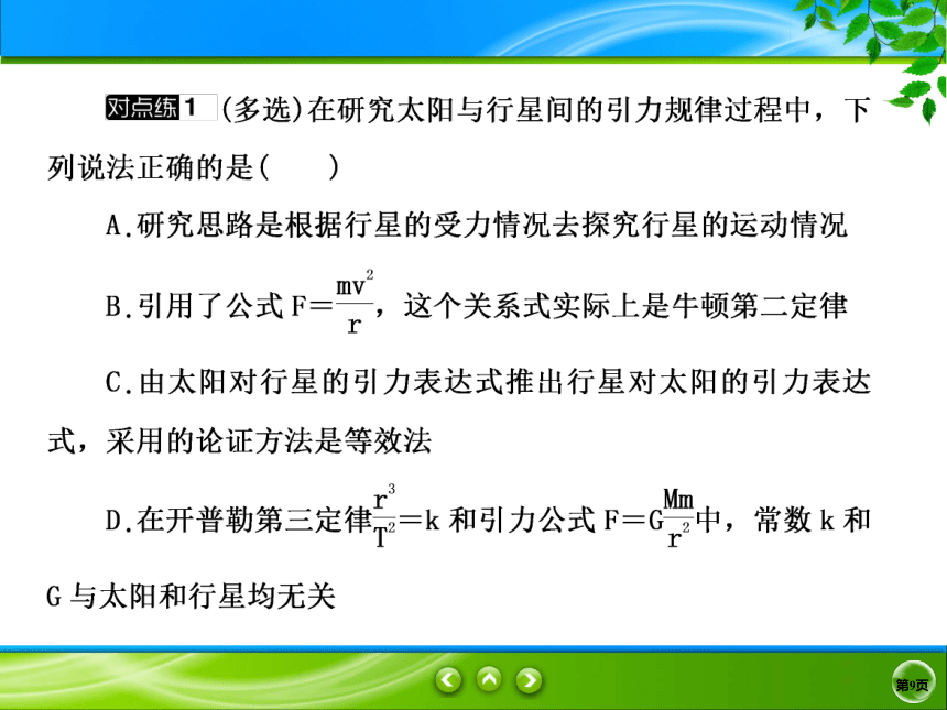 2020-2021学年高一下学期物理人教版（2019）必修第二册课件：7.2 万有引力定律(共36张PPT)