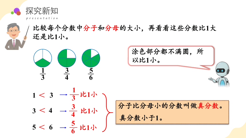 第四单元_第04课时_ 真分数和假分数（教学课件）-五年级数学下册人教版(共26张PPT)