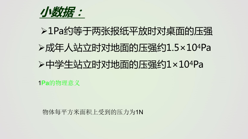 第九章第一节压强——人教版八年级物理下册课件（31张PPT）