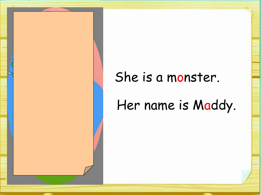 Unit 3 Lesson 18 Maddy the Monster  课件（24张PPT）