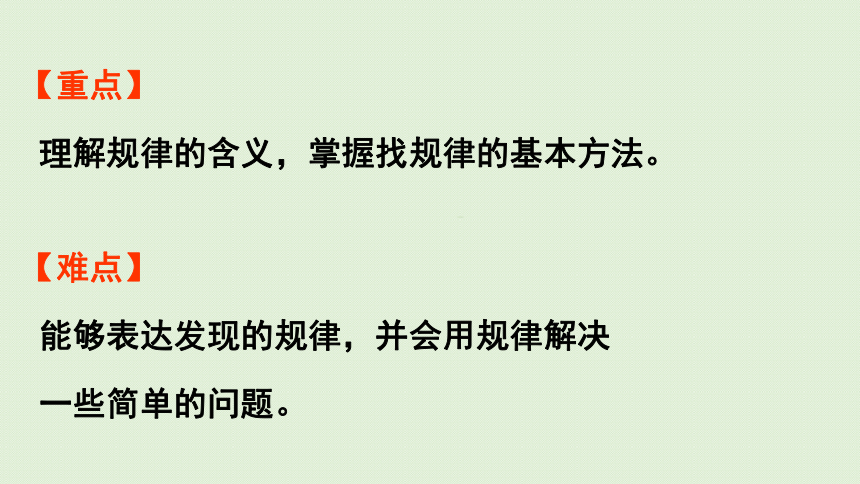 人教版一年级数学下册  找规律课件(共23张PPT)