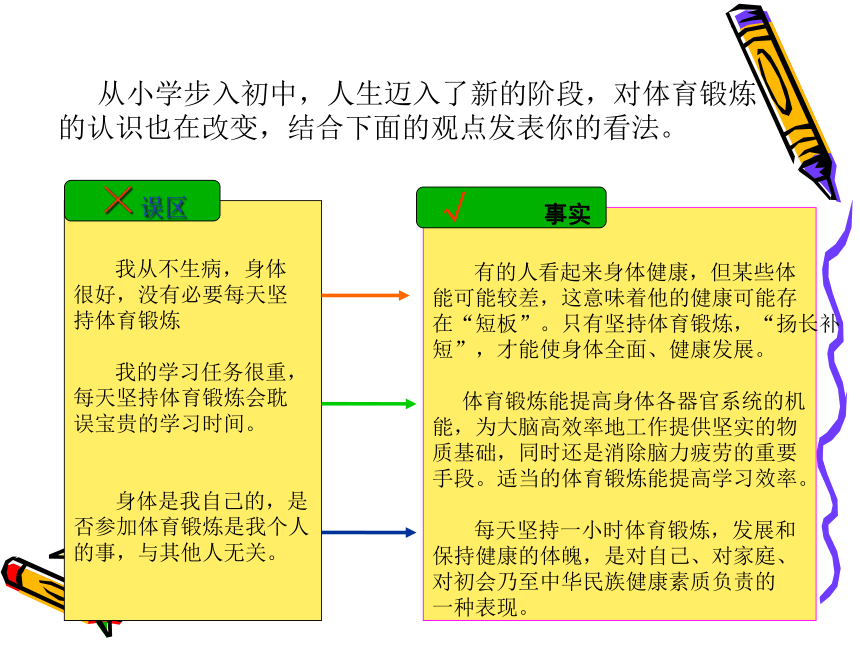 华中师大版七年级体育与健康 1.3合理安排锻炼时间 课件（13ppt）