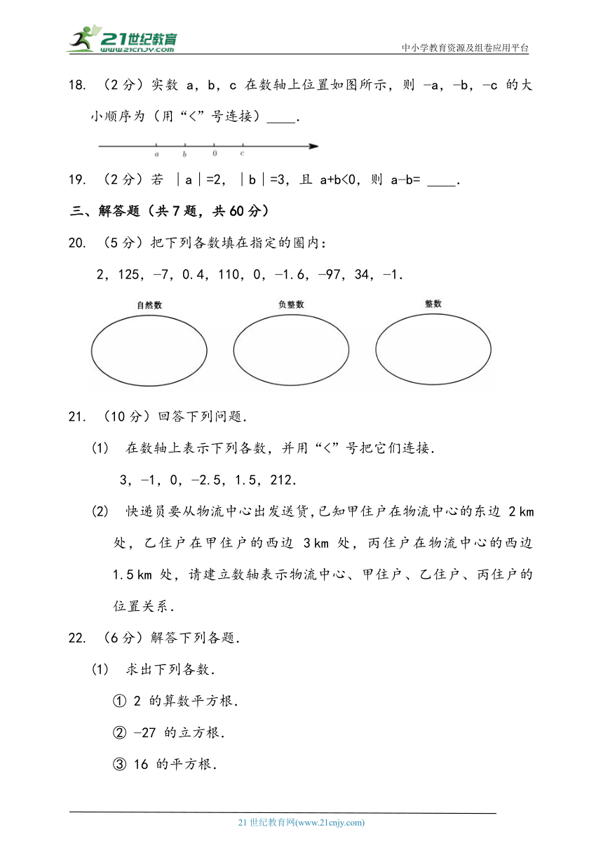 1.2 有理数同步练习题（含答案）