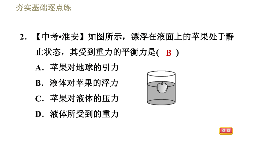 苏科版八年级下册物理习题课件 第10章 10.5物体的浮与沉（38张）