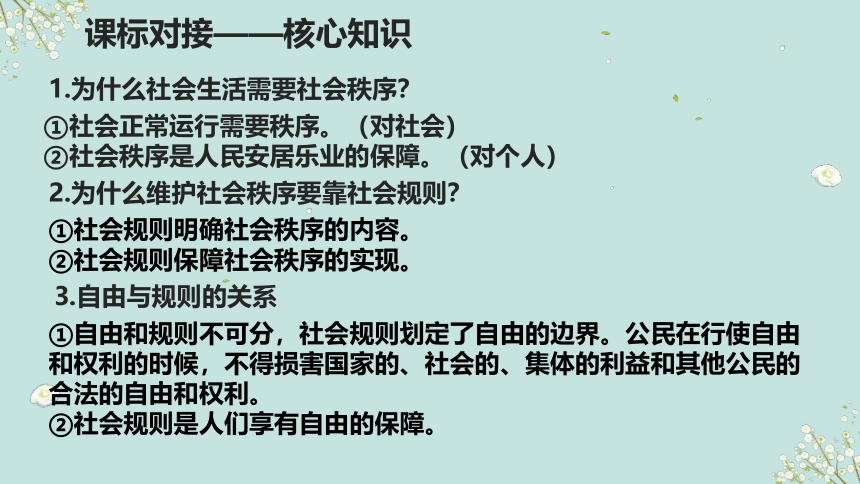 期末知识点复习课件(共33张PPT)-2022-2023学年统编版道德与法治八年级上册