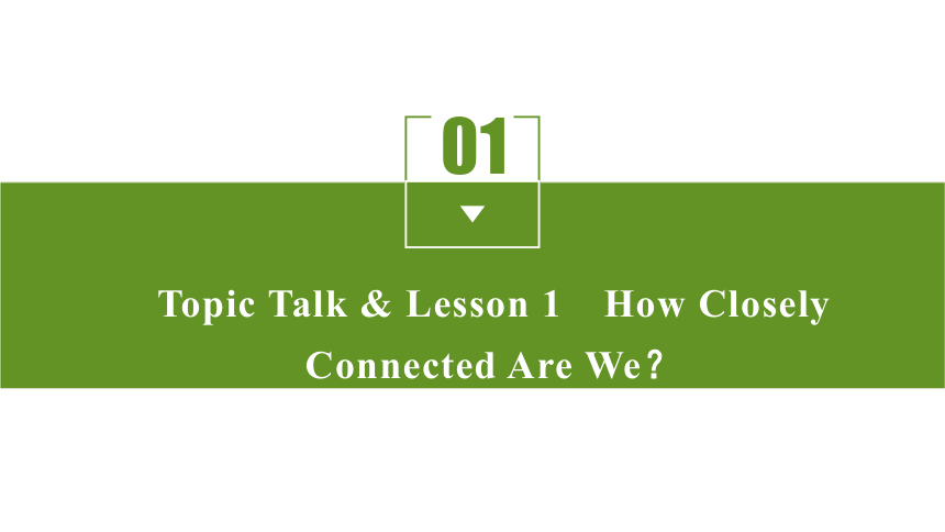 北师大版（2019）  选择性必修第四册 Unit10 Connections Topic Talk & Lesson1课件(共32张PPT)
