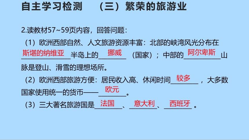 人教版地理七年级下册8.2 欧洲西部  第二课时课件(共33张PPT)