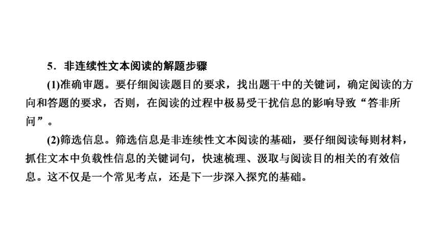 统编版（部编版）河南省2021届中考语文全面系统专项复习第3部分现代文阅读专题4非连续性文本阅读 课件（共58张PPT）