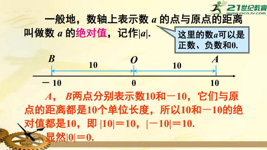 1.2.4.1 绝对值 课件（共21张PPT）