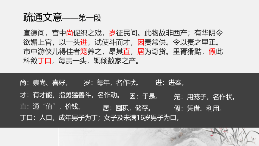 14.1《促织》2021-2022学年统编版高中语文必修下册(共20张PPT)