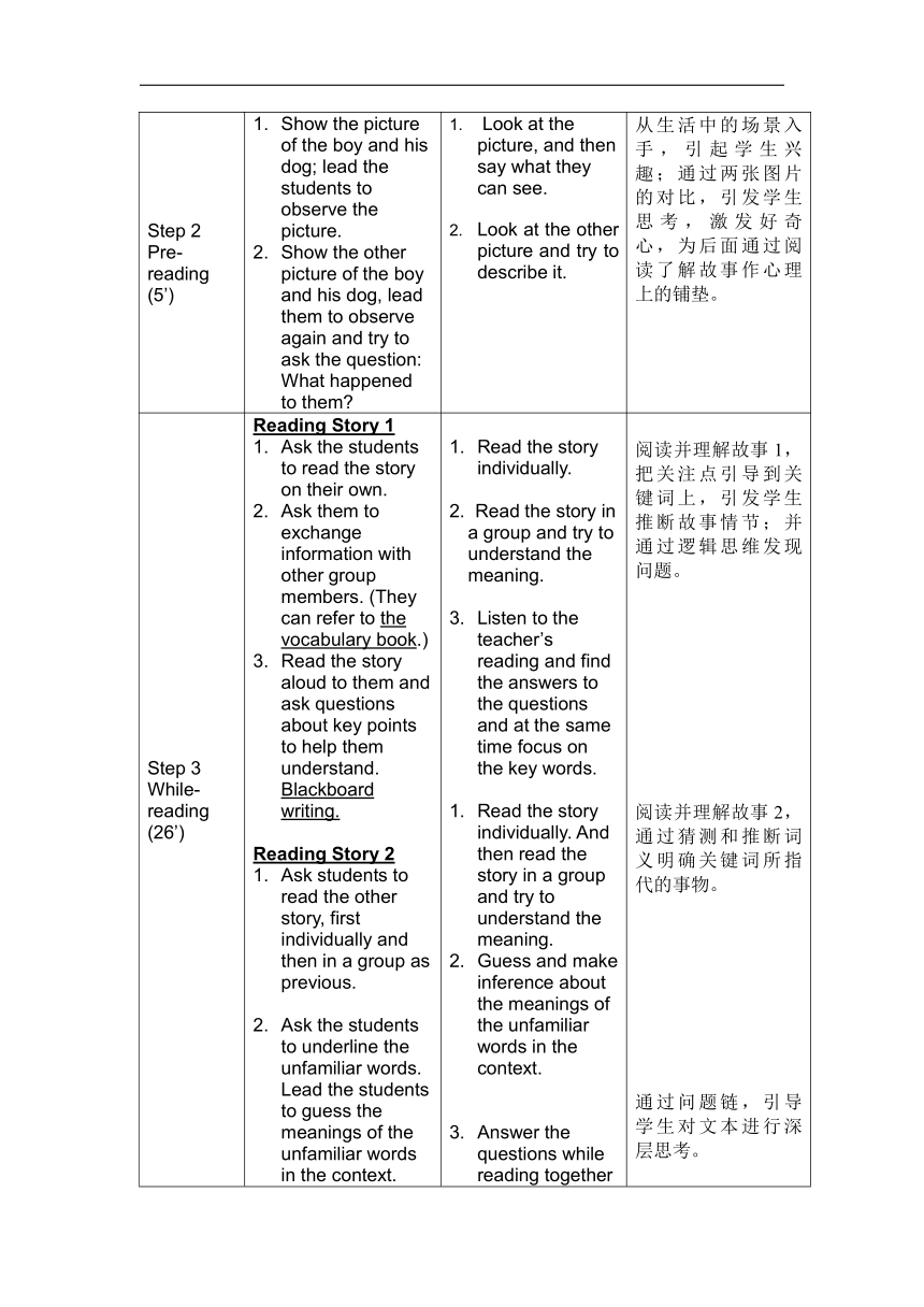 Unit 4 Space Lesson 12 The Spaceship 教案（表格式）