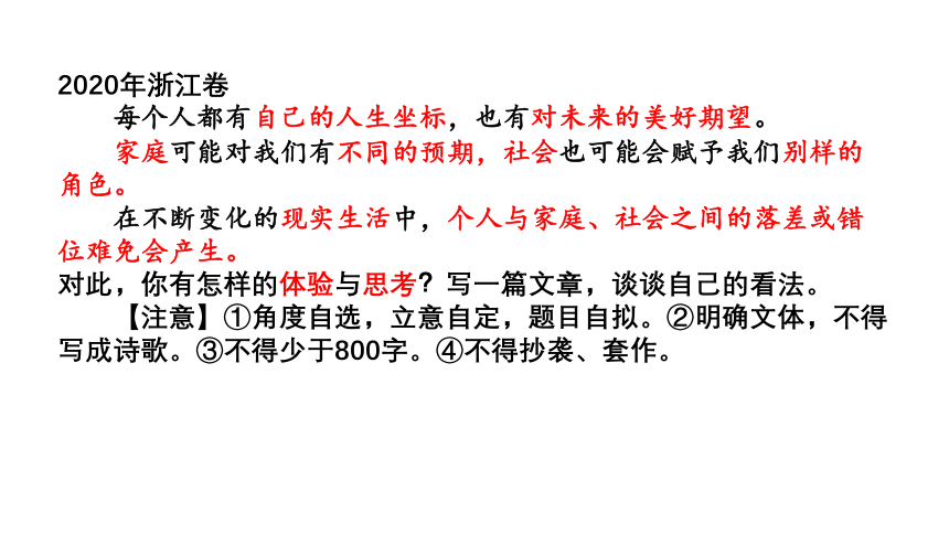 作文审题立意、结构（成熟话题）课件（共29张PPT）