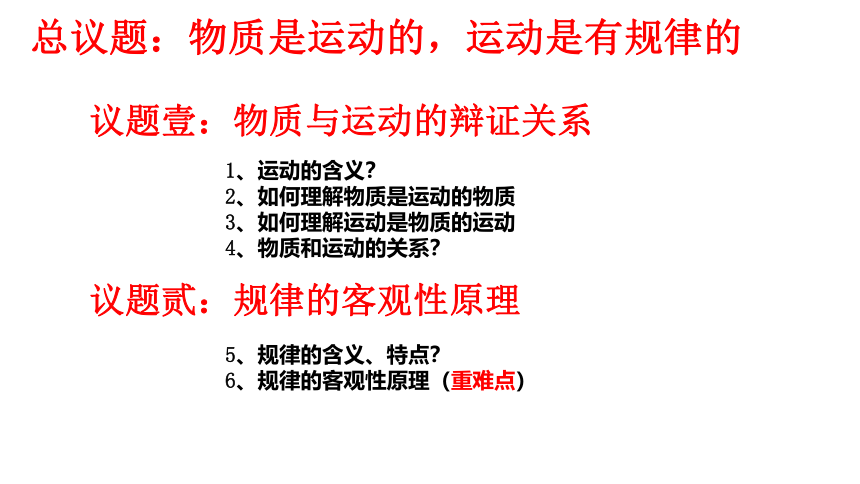 2021-2022学年统编版高中政治必修四 哲学与文化  2.2.1 运动的规律性-  课件（67张PPT）