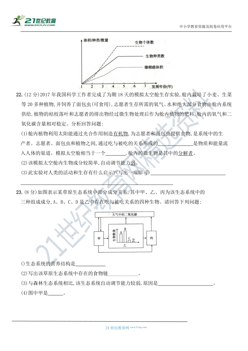 第一单元 生物和生物圈 教学质量测试（解析版）