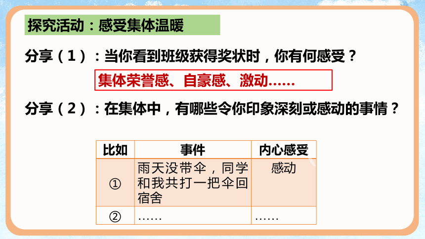 6.1集体生活邀请我课件(共25张PPT)+内嵌视频-2023-2024学年统编版道德与法治七年级下册