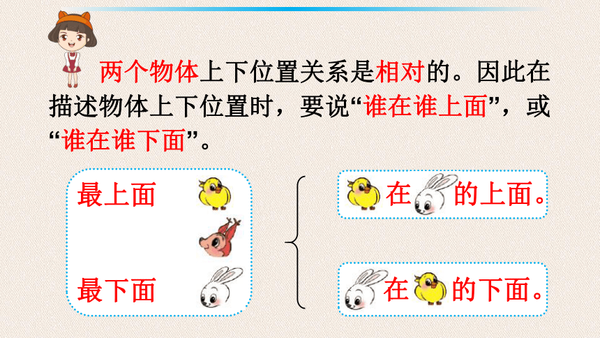 北师大版一年级数学上册5.2  上下课件（17张ppt）