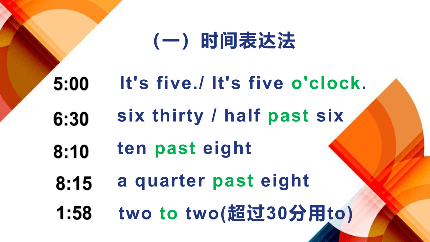 人教版英语七下U1-U4单元语法汇总课件