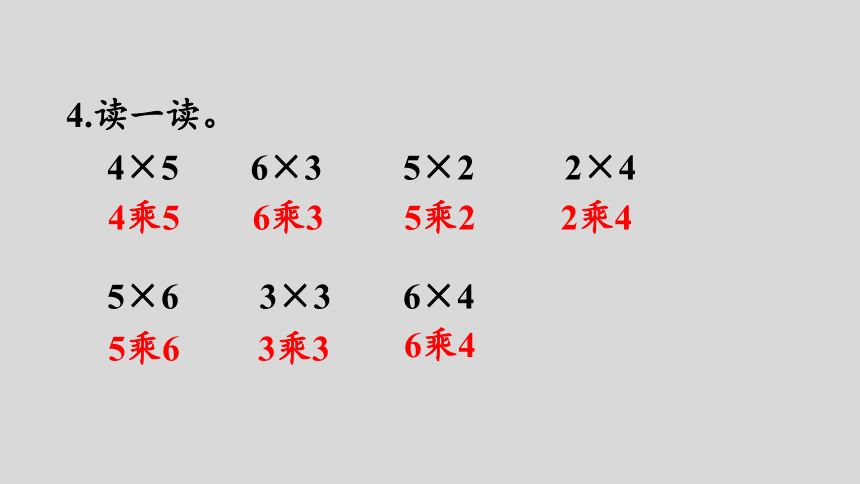 人教版数学二年级上册4.7 表内乘法（一）练习九 课件（16张ppt）