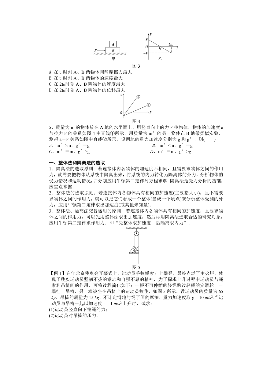 高考物理一轮复习学案 14牛顿第二定律及应用(三)（含答案）