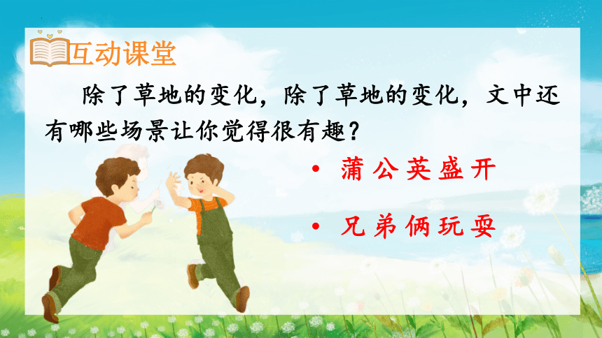 16 金色的草地 第二课时（课件） (共20张PPT)