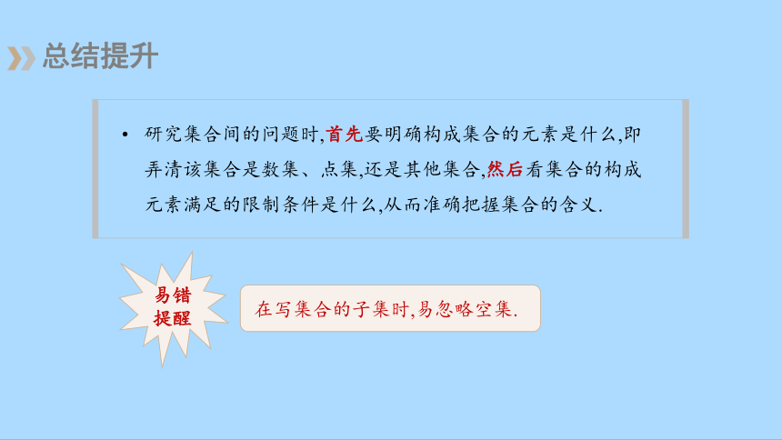 人教A版（2019）数学必修第一册期末复习：集合与常用逻辑用语课件(共16张PPT)