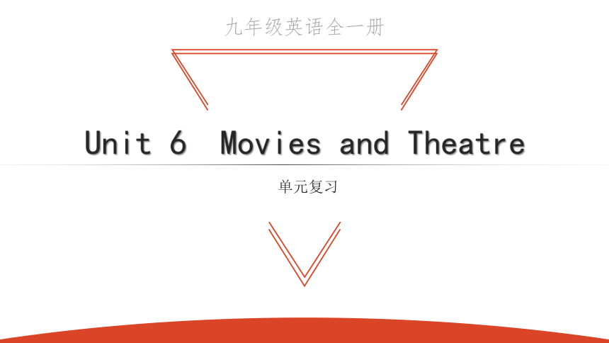 Unit 6 Movies and Theater 复习课课件(共16张PPT)