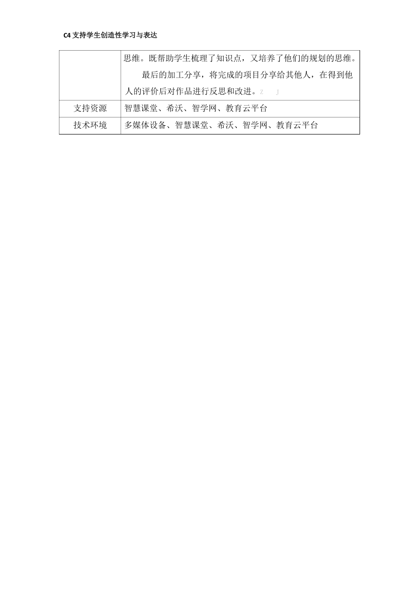 高中历史-C4支持学生创造性学习与表达-教学设计方案+教学反思+学生案例2篇【2.0微能力认证获奖作品】